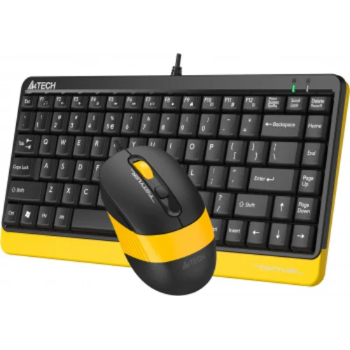 Клавиатура + мышь A4Tech Fstyler F1110 клав:чер/желтый мышь:чер/желтый USB Multimedia (F1110 BUMBLEBEE) Клавиатура + мышь A4Tech Fstyler F1110 клав:чер/желтый мышь:чер/желтый USB Multimedia (F1110 BUMBLEBEE)